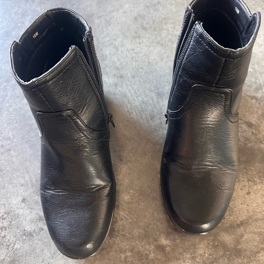 Easy Street Sleek Black Ankle Boots